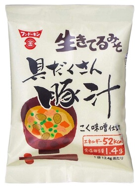 日本みそしる フンドーキン豚汁即席とんじるFUNDOKIN味噌汁
