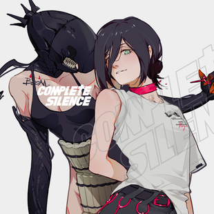 电锯人同人周边蕾塞重磅纯棉小领口少年休闲印花宽松男女短袖t恤