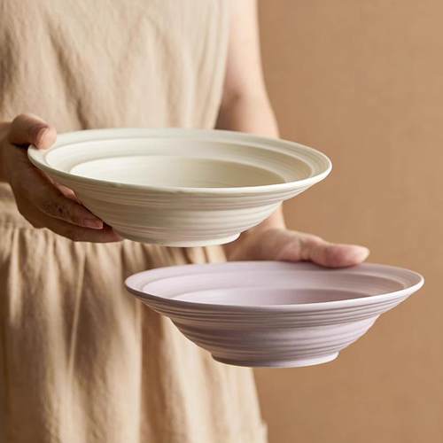 简约高级感陶瓷餐具水果沙拉碗