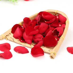 500g云南食用玫瑰花新鲜重瓣墨红玫瑰花瓣可做酱醋酵素酒烘培免洗