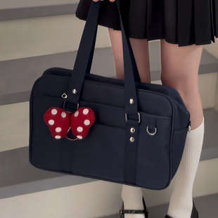 soda薄荷茶原创jk制服包女基础款 校供日常百搭JK 尼龙布制服包