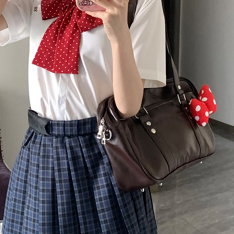【基础款】soda薄荷茶原创设计单肩斜挎jk制服校供感包女校园百搭