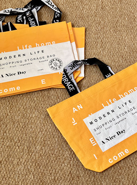 特价小手提袋外贸单编织袋饭盒包便当包散步小包环保手拎袋小提包