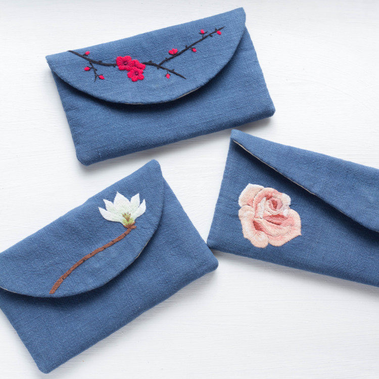 欧式手工布艺刺绣DIY棉麻手拿包手机保护收纳袋钱包自绣花材料包,居家布艺,缝纫DIY材料套装,淘宝优惠券,粉丝福利购,淘宝优惠卷