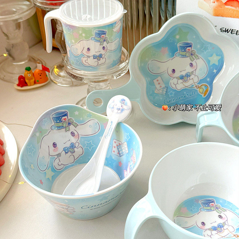 五和大耳狗玉桂狗家用碗食品级儿童餐具成人宝宝吃饭辅食碗防摔碗