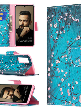 vivo V215G手机壳掀盖外壳v21e电话套卡通可爱女vivoV21e皮套翻盖