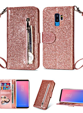 适用于三星S9手机壳翻盖式保护套S9+电话壳S9plus皮套全包防摔女