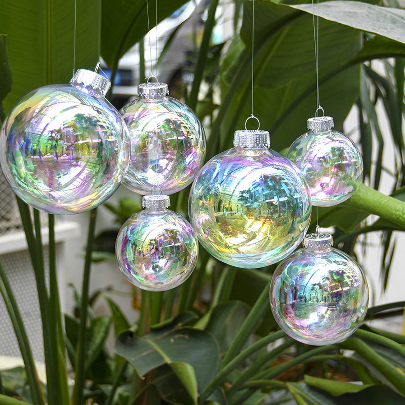 透明七彩空心球圣诞装饰品橱窗酒店商场婚庆圣诞节礼物挂件PET球,节庆用品/礼品,圣诞装饰品,淘宝优惠券,粉丝福利购,淘宝优惠卷