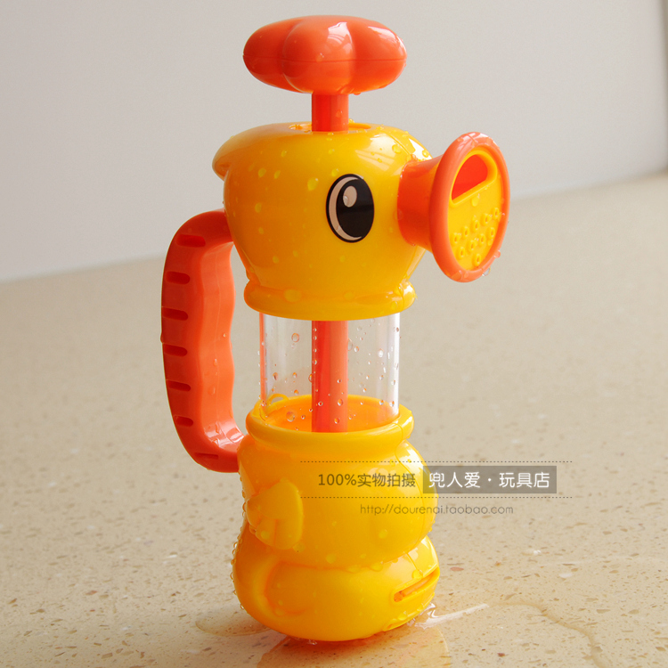 CIKOO斯高喷水小鸭子 洗澡戏水玩具水泵抽水鸭子 游泳池玩具鸭子