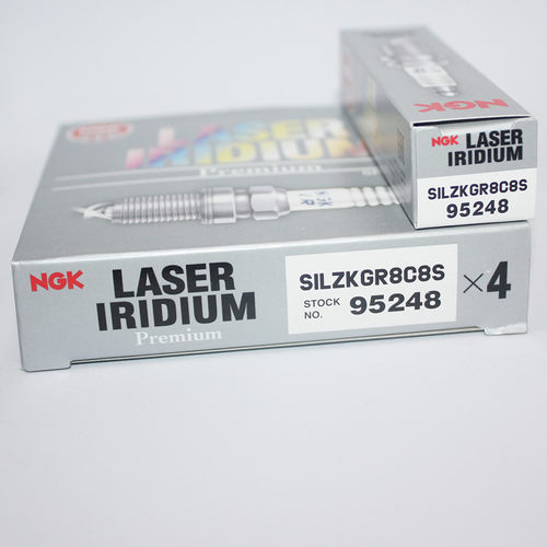 NGK铱铂金火花塞 SILZKGR8C8S 95248适用于宝马B38 B48 B58系列
