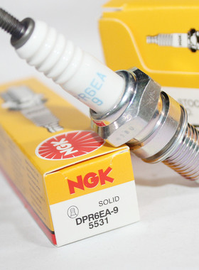 NGK火花塞DPR6EA-9适用于赛艇CT250 300四冲程船外机本田百胜