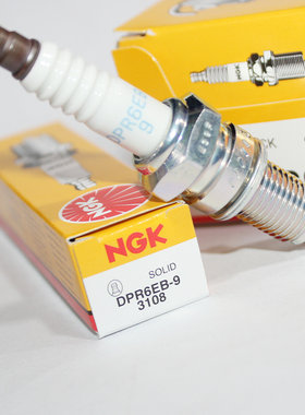 NGK火花塞DPR6EB-9适用四冲程雅马哈船外机快艇40匹 50匹单杠机器