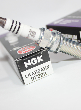 NGK HX双钌金火花塞LKAR6AHX 97292适用天籁卡罗拉雷凌奇骏RAV4