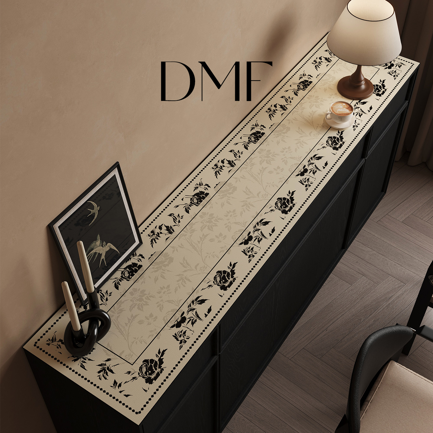 【防油免洗】PVC边柜垫法式轻奢