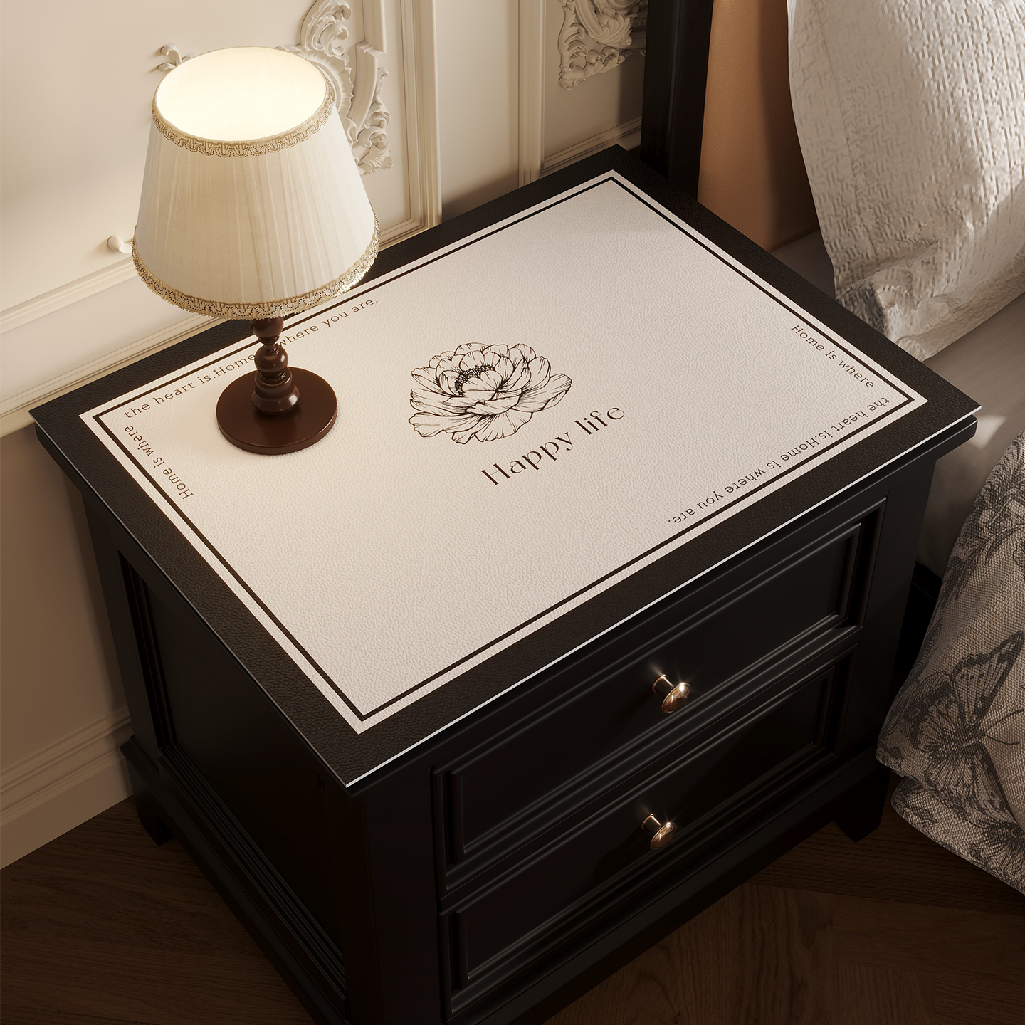 床头柜垫子防水防油免洗防烫垫