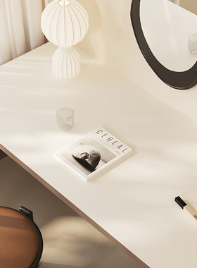 纯色梳妆台桌垫轻奢高级感化妆美甲桌面保护垫子防水防油防污桌布