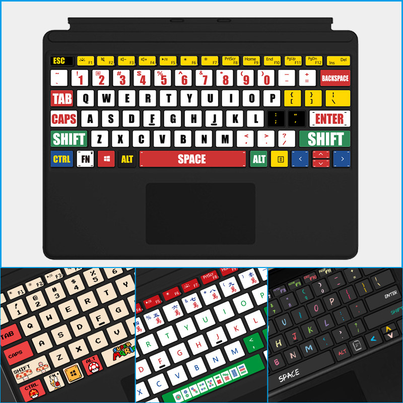 适用微软Surface键盘贴纸图片