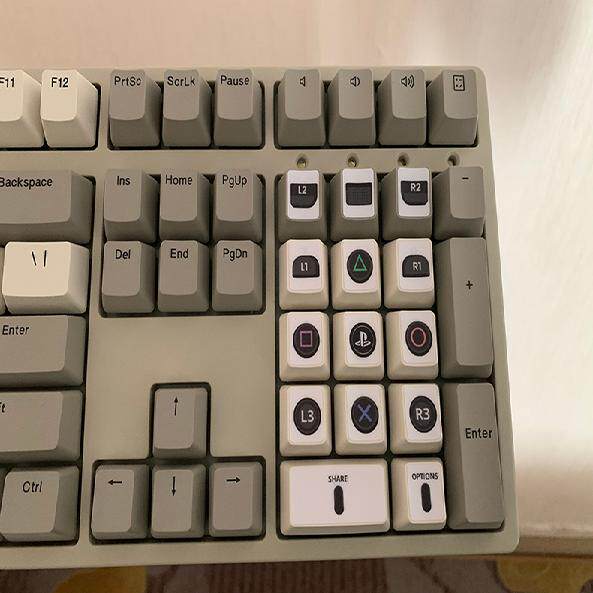 键盘模拟手柄贴纸PS4 PS5 XBOX游戏模拟器按键贴纸台式笔记本电脑