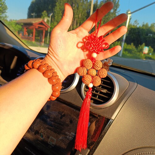 9.99元包邮野生手球室内车挂