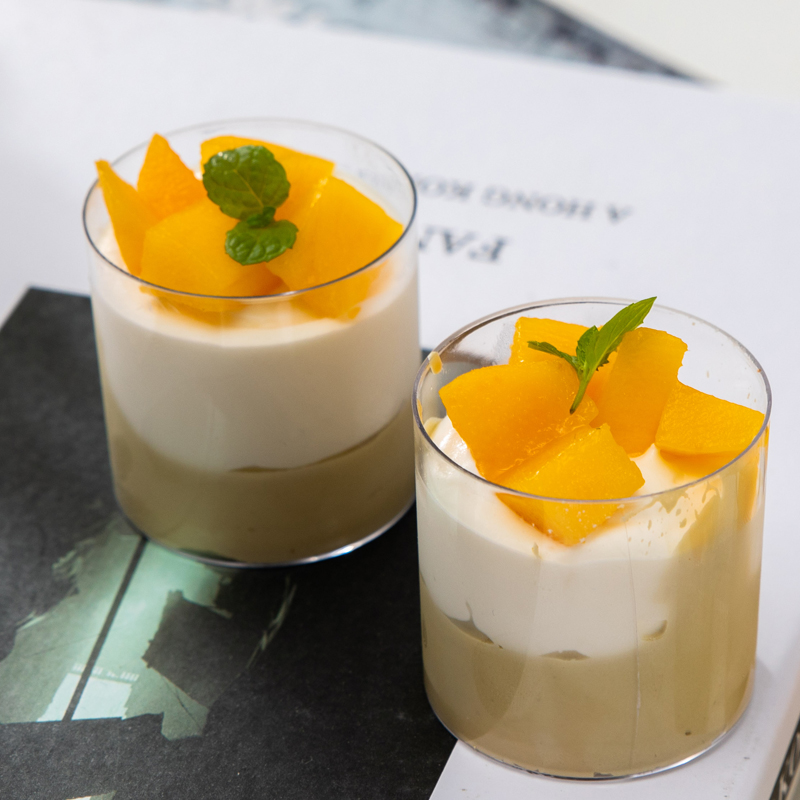 高透明直筒慕斯杯60ml