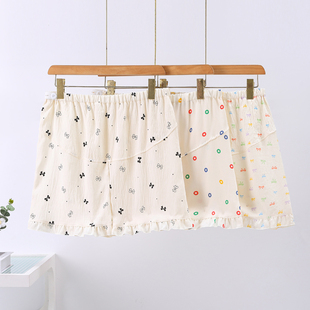 夏季 200斤宽松家居裤 云朵棉托腹裤 加肥大码 产妇月子短裤 孕妇睡裤