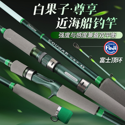 正腾白果子尊享实心夜光船钓竿