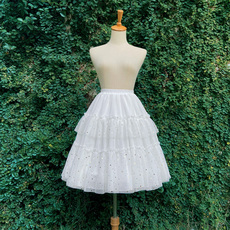 Свадебный кринолин 裙撑lolita暴力日常可调节a型52厘米鱼骨星星纱胯下生风花田喜事