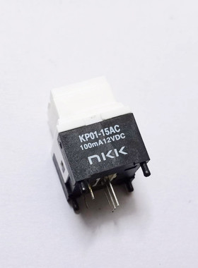 KP01-15AC 按钮开关 100mA12VDC 自复位开关 KP01-15ACBKP4RM