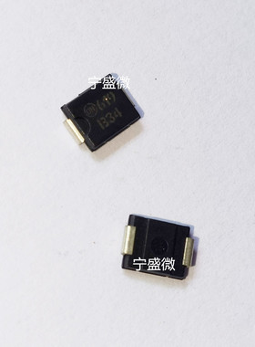 全新原装 MBRS340T3 丝印1334 二极管B34  肖特基3A40V D0214AB