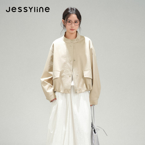 杰茜莱秋新款时尚百搭休闲外套女
