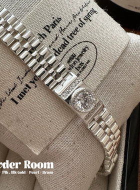 Powder Room·S925纯银手链｜东大门表带手链 纯银手链