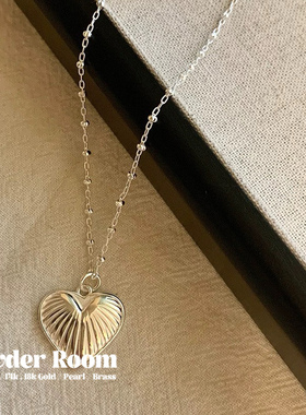 Powder Room·S925纯银项链｜尼罗河之心银项链锁骨链