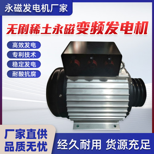 永磁发电机稀土无刷变频220v380v