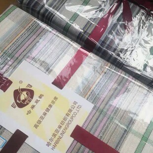 高支亚麻凉席原色提花双层加厚包邮单双人夏席子学生宿舍床单枕套