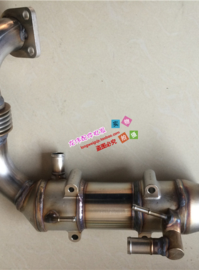 神钢挖掘机SK300/330/350超8日野钩机J08废气阀通管EGR冷却循环管