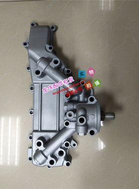 挖掘机配件加藤HD700-5/700-7 HD820  6D31T/6D34机油散热器边盖