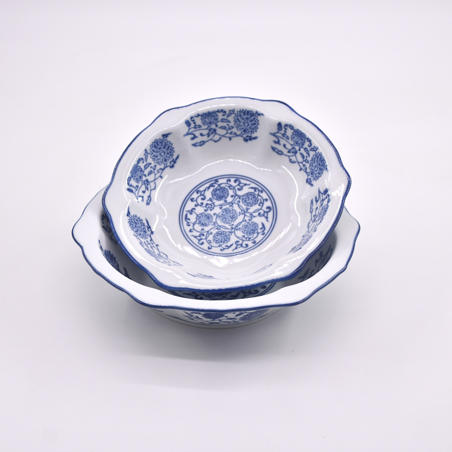 高温青花瓷碗老式雪花酒店饭店炒菜餐饮商用装菜中式大汤碗微波炉,餐饮具,碗,淘宝优惠券,粉丝福利购,淘宝优惠卷