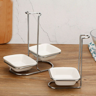 汤勺架托商用火锅勺子架漏勺汤壳创意陶瓷架子酒店餐厅具313羊庄