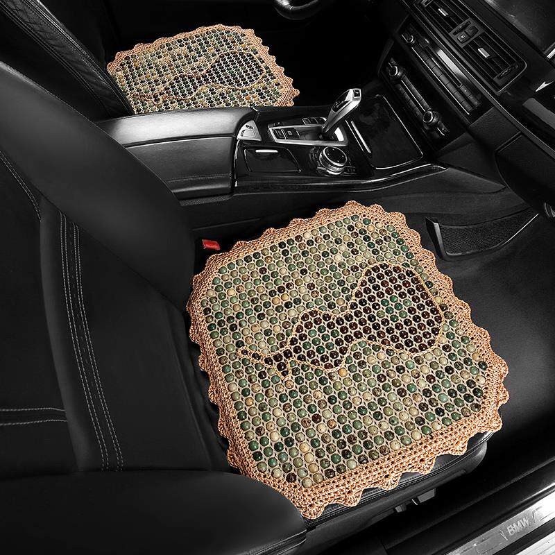 天然菩提子葫芦汽车坐垫夏季凉垫手钩边三件套凉席单座座垫屁屁垫