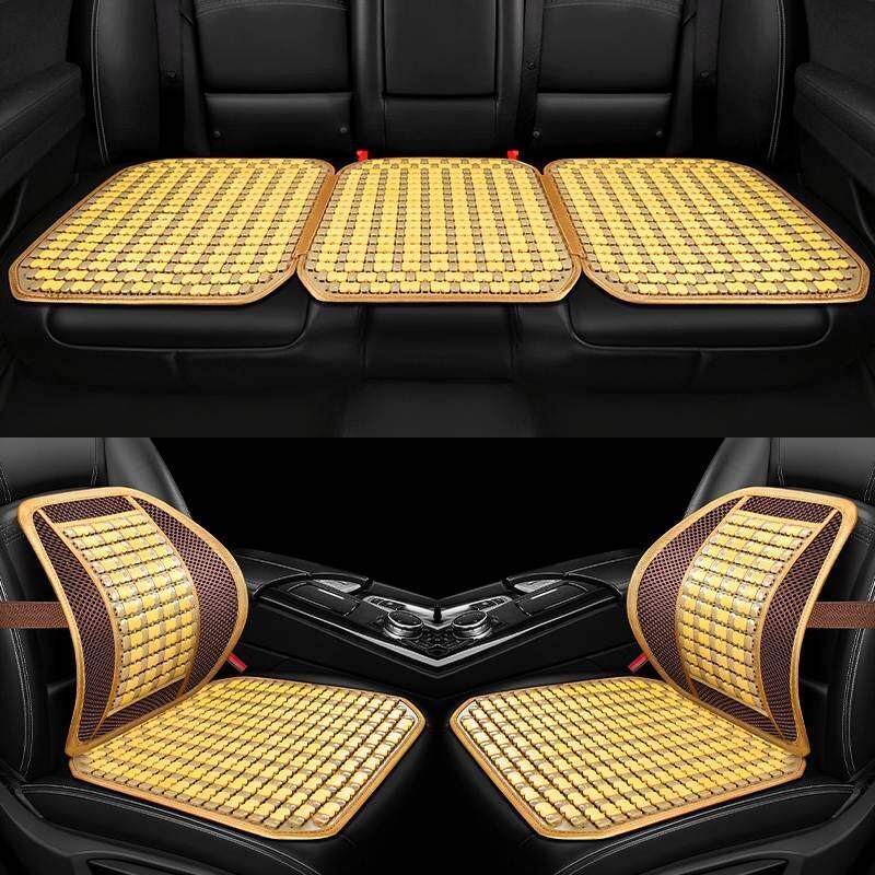 夏季凉垫汽车坐垫竹席单片夏天透气货车座垫全包围竹子竹片清凉垫