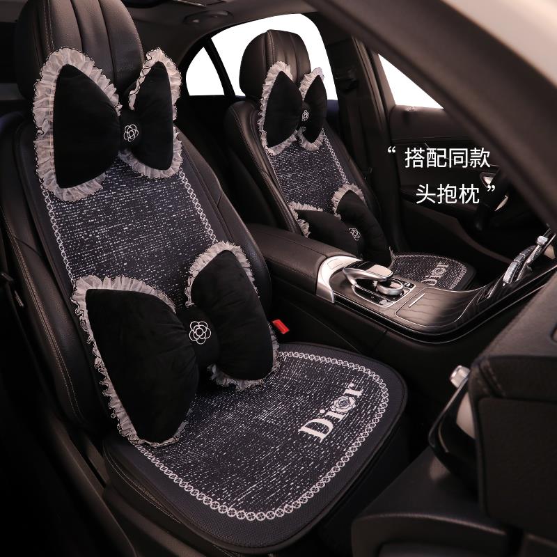 奥迪布艺汽车坐垫四季专用坐垫A3LA4LA6LA5A7LQ2LQ3Q5L通用座垫子