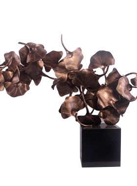 新中式家居手工铁艺软装摆件饰品