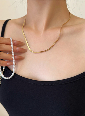 法式质感气质复古天然淡水珍珠几