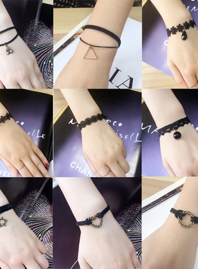 复古珍珠蕾丝学生日韩风情侣手链