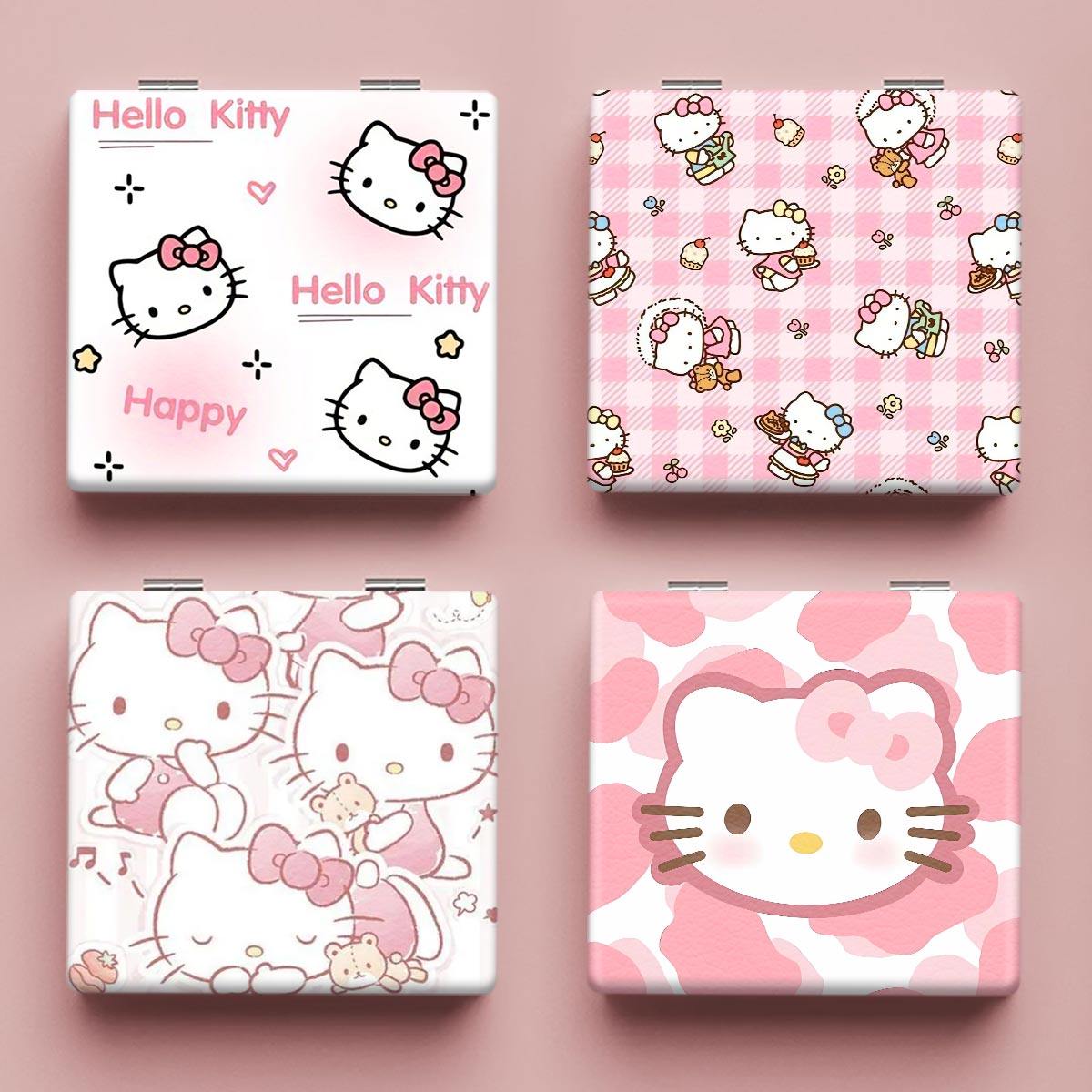 折叠镜卡通KT猫小镜子