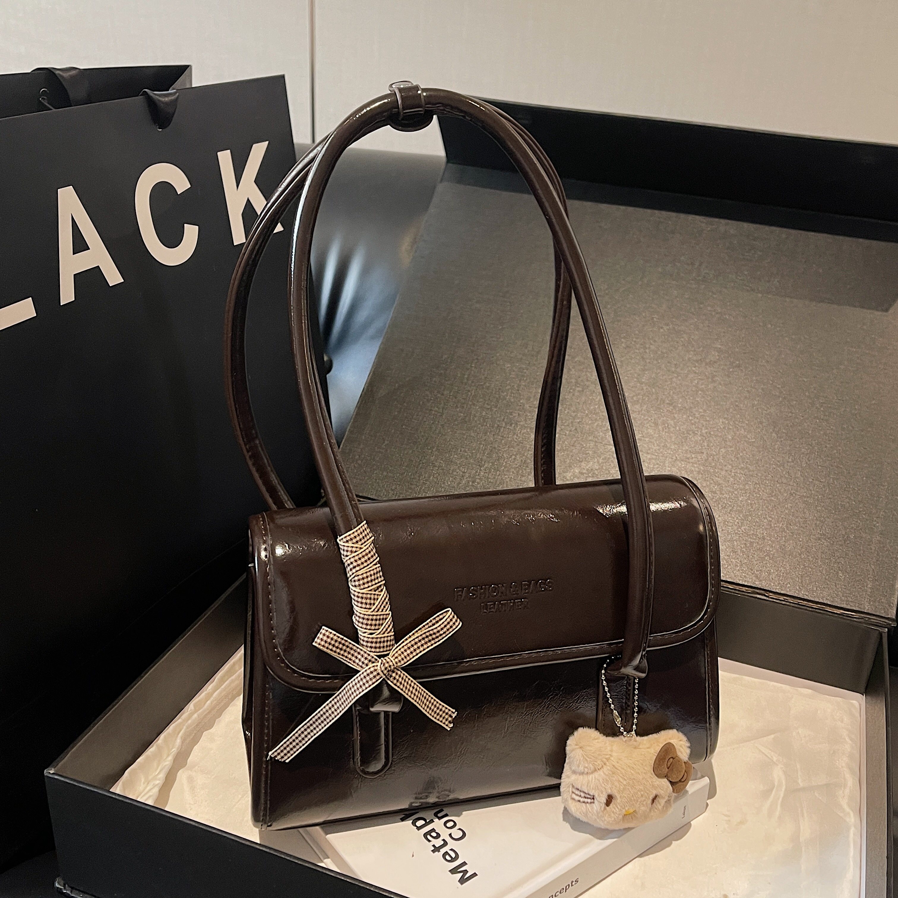 小众设计高级感新款手提上班通勤气质单肩包时尚高颜值轻奢腋下包,箱包皮具/热销女包/男包,单肩包,淘宝优惠券,粉丝福利购,淘宝优惠卷