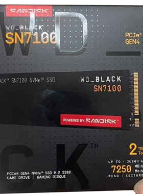 WD/西部数据 SSD SN7100S/770M 1T 2230 佳能R5R1尼康z8华硕幻X2T