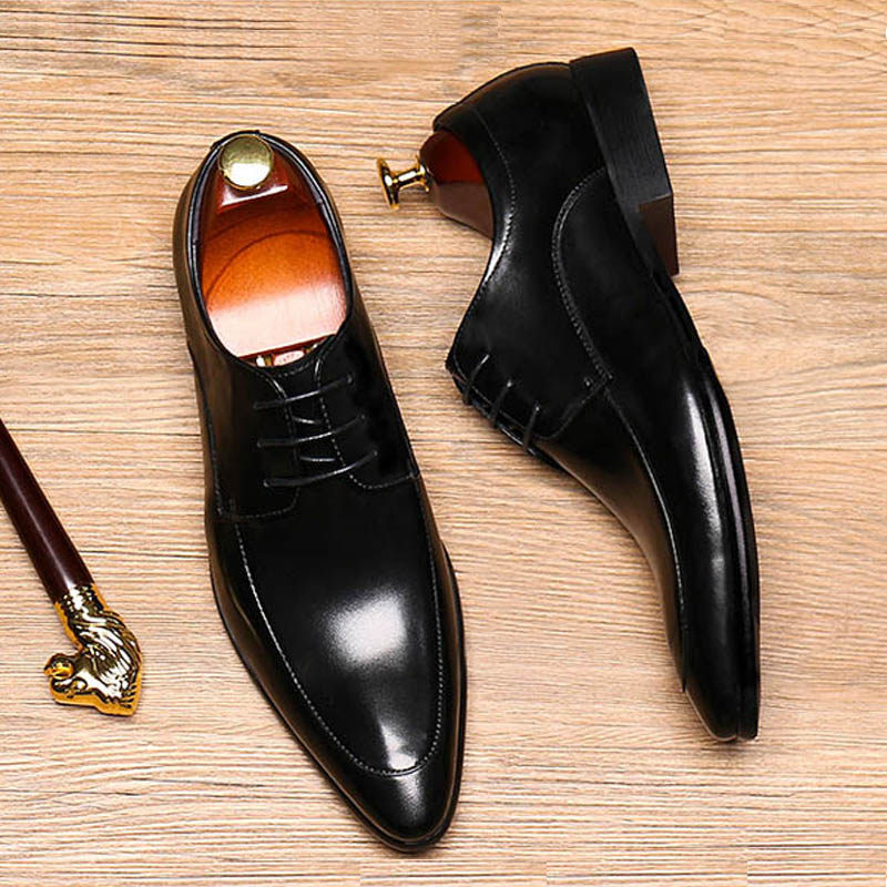 春季真皮男士皮鞋德比鞋修身潮鞋头层牛皮商务正装皮鞋英伦尖头鞋,流行男鞋,正装皮鞋,淘宝优惠券,粉丝福利购,淘宝优惠卷