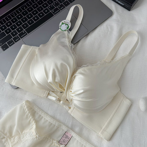 轻奢收副乳小胸聚拢内衣aa杯显大