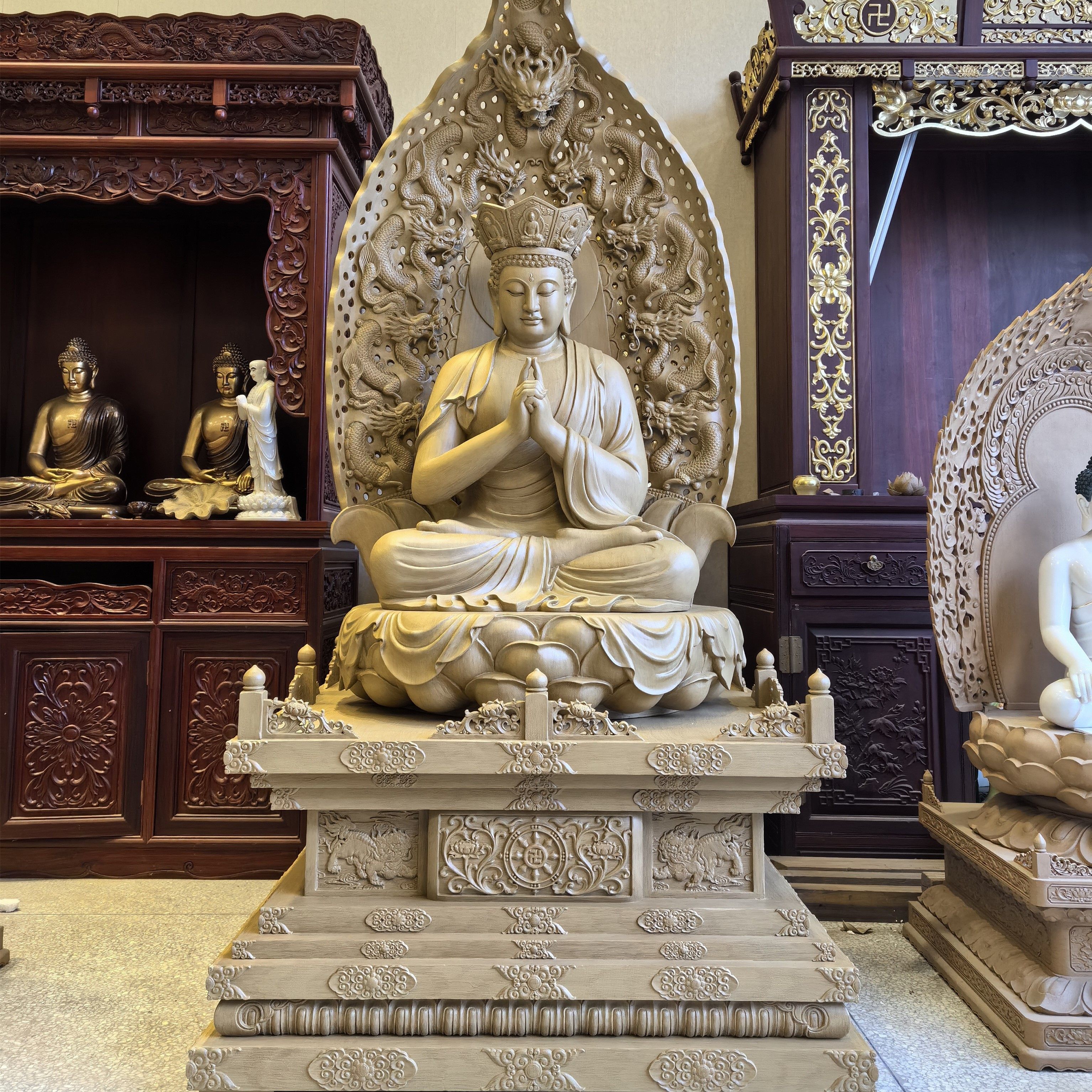 毗卢遮那佛佛像居家神像供奉摆件